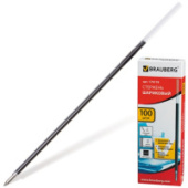Стержень шариковый BRAUBERG 140 мм 1мм черный 170178 / 100 /Китай Стержень шариковый BRAUBERG 140 мм 1мм черный 170178 / 100 /Китай