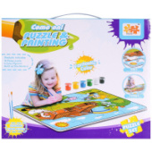 Пазл-раскраска 2в1 58*43см + 6 красок DV-T-1829/Китай