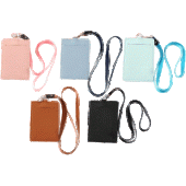 Бейдж "deVENTE. Classic" 110x77мм вертикальный иск кожа на ленте ассорти 5диз 8093320/Китай