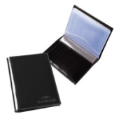 Бумажник водителя BEFLER "Classic", натуральная кожа, тиснение, 6 пластиковых карманов, черный, BV.2