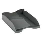 Поддон для бумаг СТАММ "Люкс" серый ЛТ64/6/Россия