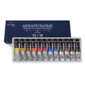 Акварель художественная 12цв 10мл "VISTA-ARTISTA" "Gallery" VGWTS-12/Россия