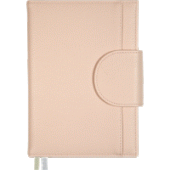 Ежедневник A5 320стр недатир "deVENTE. Contea" белая бумага иск кожа бежевый  2034347/Россия