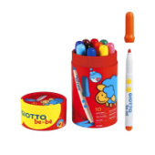 Фломастеры 10цв с толстым стержнем GIOTTO BEBE 469500/6/Италия Фломастеры 10цв с толстым стержнем GIOTTO BEBE 469500/6/Италия