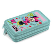 Пенал 2 отд 190х110мм Минни Маус Hatber NPn_14003/36/Россия