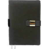 Ежедневник A5 320стр недатир "deVENTE. Denver" кремовая бумага иск кожа графитовый 2234415/Россия