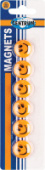 Магниты SMILE 6шт в блистере D-20мм ассорти CENTRUM 82711/24/Китай Магниты SMILE 6шт в блистере D-20мм ассорти CENTRUM 82711/24/Китай