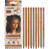 Карандаши 10цв "deVENTE. Skin Tones" (оттенки цвета кожи) супер мягкий грифель 4мм, трехгран 5022122 Карандаши 10цв "deVENTE. Skin Tones" (оттенки цвета кожи) супер мягкий грифель 4мм, трехгран 5022122