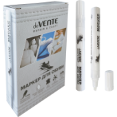 Маркер для обуви "deVENTE. Master" скошенный 4мм белый матовый 5044414/12/Китай