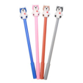 Ручка гелевая Хаски 0,5мм синяя ассорти CENTRUM 71262/12/Китай