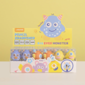 Точилка "deVENTE. Big Eyes Monster" 1отв пластик ассорти 3диз 8031410/24/Китай