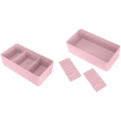 Контейнер-органайзер пластик "deVENTE. Marandi" розовый 19,5x10x6см 2,5мм 9058400/48/Китай