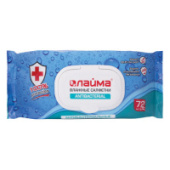 Салфетки влажные 72шт., ЛАЙМА Antibacterial, антибактериальные, клапан крышка, 129997 Салфетки влажные 72шт., ЛАЙМА Antibacterial, антибактериальные, клапан крышка, 129997