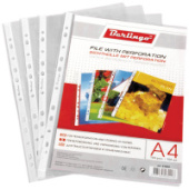 Вкладыш А4 100шт BERLINGO 30мкм глянцевый S1000/30/Россия