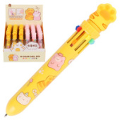 Ручка шариковая автоматическая 10цв KUKI Лапка 0,7 тонир корп КОКОС 230982/36/Китай Ручка шариковая автоматическая 10цв KUKI Лапка 0,7 тонир корп КОКОС 230982/36/Китай