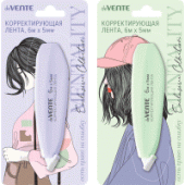Корректор роллер "deVENTE. Mentality" 5ммx6м сиреневый, мятный 4062336/12/Китай