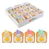 Ластик 40*30*13 Яичница каучук 4 вида SONGYEA КОКОС 242257/36/Китай Ластик 40*30*13 Яичница каучук 4 вида SONGYEA КОКОС 242257/36/Китай