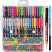 Набор ручек гелевых 36цв "deVENTE. Neon Black" 1мм 5051014/Китай Набор ручек гелевых 36цв "deVENTE. Neon Black" 1мм 5051014/Китай