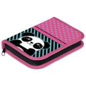 Пенал 1отд 190х130мм Panda на молнии с откидной планкой NPn_68037 Hatber/12/Россия