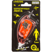 Корректор роллер "deVENTE. SuperHero" 5ммx10м полупрозрач красный корпус 4062334/Китай