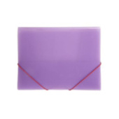 Папка на резинке А4 фиолетовая Hatber LINE полупрозр. пластик Пк4р_03020/35/ Россия