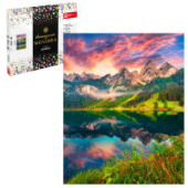 Алмазная  мозаика ГОРНОЕ ОЗЕРО 40*50см холст на подрамнике Феникс+ 65590/Китай