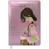 Ежедневник  A5 320стр недатир "deVENTE. Mentality" белая бумага иск кожа 2234473/Россия