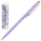 Ручка подарочная FIORENZO Гортензия сиреневый корпус поворотный механизм синяя 232038/Китай