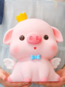 Копилка "Angel pig crown" pink 118P-012-01/Китай