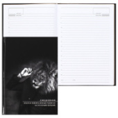 Ежедневник А5 128л недатир FIORENZO Лев тв обл глянц лам 230961/Россия