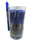 Ручка гелевая прорезин УМСТВЕННО УСТАЛЫЙ синяя 0,7мм CENTRUM 71094/48/Китай