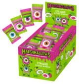 Зефир жевательный Marshmallows с начинкой со вкусом клубники и кислого яблока 5гр ГМ/01/60/Россия