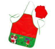 Накидка д/труда Сочный арбуз 53,5х44,5см с двумя карманами Hatber NFn_27085/18/Россия