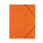 Папка на резинке А4 DIAMOND NEON 500мкм Оранжевая ХатберПк4р_02035