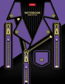 Бизнес блокнот А5 80л кл Золотые детали 5цв блок тв переплет Хатбер 80ББ5лофВ1_30980/20/Россия