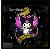 Скетчбук 48л 190*190мм спираль Kuromi 2 жестк подлож 160г/м2 CENTRUM 72573/16/Россия