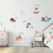 Интерьерная наклейка "deVENTE. Котики" 60x90 см ПВХ 8002285/6/Китай