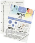 Сменный блок А5 120л серая линовка LOREX DIARY REFILL с наклейками LXRBDR-MAS/Россия
