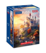 ПАЗЛЫ 1000эл А2 Фантастический замок + Постер + Клей 85г + шпатель Hatber 1000ПЗ2_31442/Россия