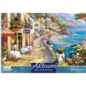 Альбом для рисования А3 32л Кафе на набережной на спирали Хатбер 32А3Всп_18733/4/Россия Альбом для рисования А3 32л Кафе на набережной на спирали Хатбер 32А3Всп_18733/4/Россия