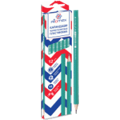 Карандаш ч/г HB "Attomex" 2мм шестигран без ластика пластик 5032107/12/Россия