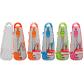 Циркуль "deVENTE" 3 предмета с защитой острия ассорти 5093301/Китай Циркуль "deVENTE" 3 предмета с защитой острия ассорти 5093301/Китай