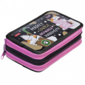 Пенал 3отд Hatber 190х110мм Coffee Time с табл.умножения NPn_40099/18/Россия