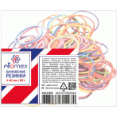 Резинки для денег "Attomex" 50г 60мм цветные 4152303/240/Китай Резинки для денег "Attomex" 50г 60мм цветные 4152303/240/Китай