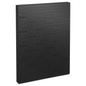 Папка А4 40 файлов Berlingo "Your Way" 24мм 600мкм черная с внутр. карманом DB4_40890/20/Китай