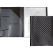 Папка A4 20 файлов "deVENTE. TOTAL BLACK" 400мкм, файлы 30мкм черная 3100300/12/Китай