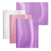 Папка A4 на резинках пластик ErichKrause® Glossy Candy ассорти 55074/3/Россия