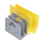 Лоток сортер вертикальный 4отд серый сборный Стамм СО01/Россия