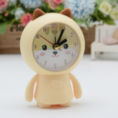 Часы-будильник «Lovely cat» yellow 14,5х8,5см 100P-2305-01/Китай