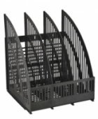 Вертикальный накопитель 3 секц. сборный черный LINE ЛТ454/ЛТВ-01470/17/Россия